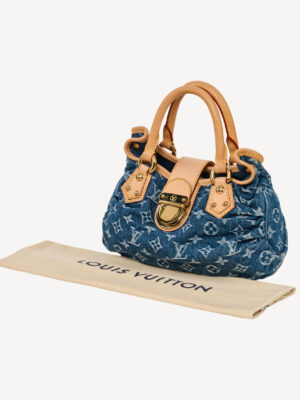 Louis Vuitton Denim Mini Pleaty Handbag