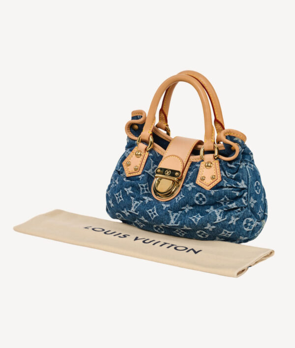 Louis Vuitton Denim Mini Pleaty Handbag