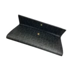 Fendi Black Zucchino Coated Canvas Forever Continental Purse