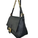 Fendi Zucchino Mamma Baguette Shoulder Bag