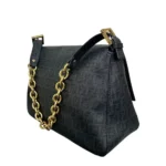 Fendi Zucchino Mamma Baguette Shoulder Bag