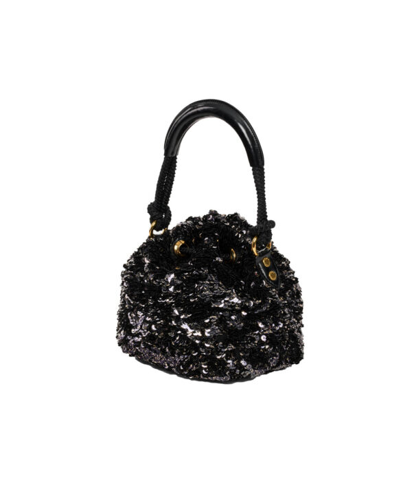ouis Vuitton Mini Bag with Sequin Embellishments and Rococo Design