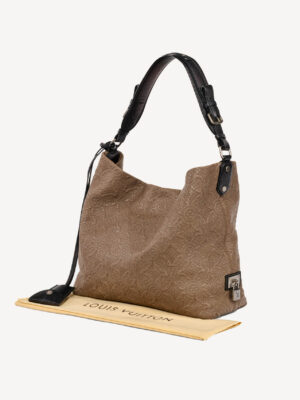 Louis Vuitton Antheia Fumée PM Embroidered Leather Hobo Bag