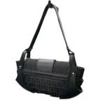 Fendi Zucchino Canvas and Leather Shoulderbag