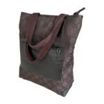 Gucci GG Leather Trimmed Tote