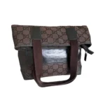 Gucci GG Leather Trimmed Tote