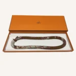 Hermes Pleated Silk Necklace