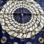 HermesLes Feux de L'espace Silk Scarf