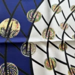 HermesLes Feux de L'espace Silk Scarf