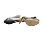Salvatore Ferragamo Tina Q Quilted Bow Pumps (Size 37.5)
