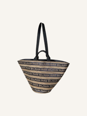 Balmain Raffia Basket