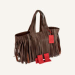 Valentino Garavani Fringed Leather Tote