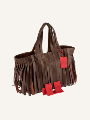 Valentino Garavani Fringed Leather Tote