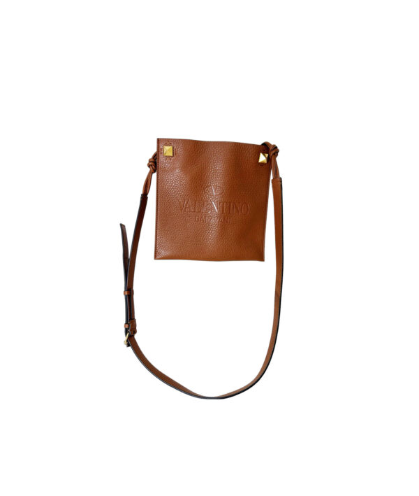 Valentino Garavani Logo Debossed Messenger Bag