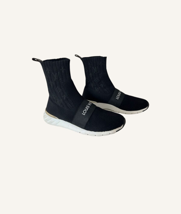 Louis Vuitton Knit Fabric Aftergame Sneaker Boot (Size 38)