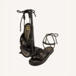 Valentino Garavani leather sandals (Size 38)