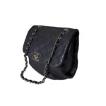 Chanel quilted lambskin Trianon messenger with adjustable strap and flap closure