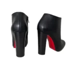 Christian Louboutin Calfskin Ankle Booties (Size 38)