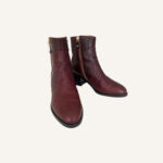Chanel Calfskin Double Zip Short Boots (Size 38)