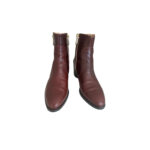 Chanel Calfskin Double Zip Short Boots (Size 38)