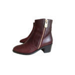 Chanel Calfskin Double Zip Short Boots (Size 38)