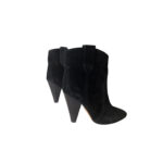 Isabel Marant Roxanne Suede Western Booties (Size 38)