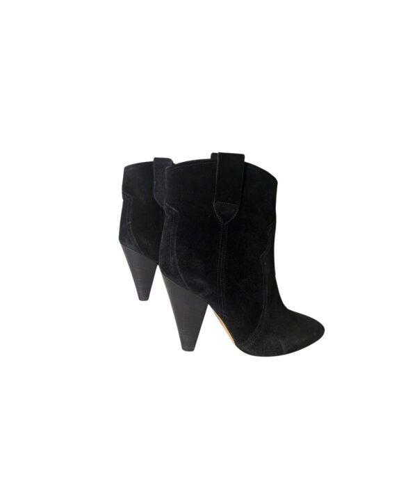 Isabel Marant Roxanne Suede Western Booties (Size 38)