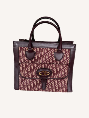 Christian Dior Oblique Canvas & Leather Tote