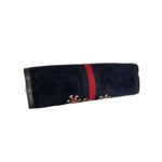 Gucci Suede Patent Web Dragon Embroidered Ophidia