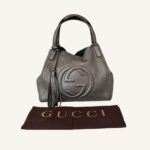 Gucci 2 Way Soho Pebbled Leather Shoulderbag