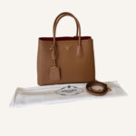 Prada Double Saffiano Cuir Handbag