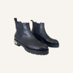 Alexander McQueen Biker Boots with Studded Heels (Size 40)