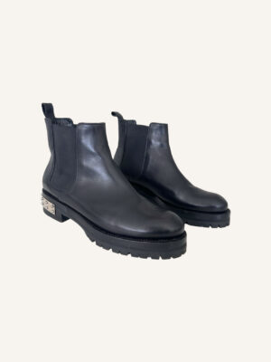 Alexander McQueen Biker Boots with Studded Heels (Size 40)