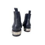 Alexander McQueen Biker Boots with Studded Heels (Size 40)