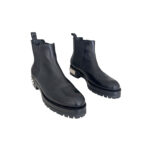 Alexander McQueen Biker Boots with Studded Heels (Size 40)