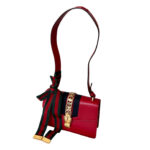 Gucci Sylvie Red Leather Handbag