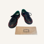 Gucci GG web Black Tennis Sneakers 1977 (Size 37.5)