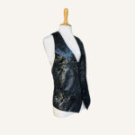 DSquared2 Black Sequin Waistcoat