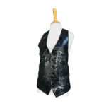 DSquared2 Black Sequin Waistcoat
