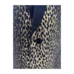 Yves Saint Laurent Iconic Babycat Gold Jaquard Tux Jacket