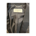 Yves Saint Laurent Iconic Babycat Gold Jaquard Tux Jacket