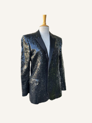 Yves Saint Laurent Sequin Tux Jacket