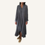 Balenciaga Silk Maxi Dress (42)