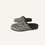 Gucci GG Horsebit Slipper (Size 38)