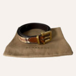 Burberry Women's Check Belt