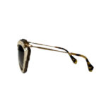 Miu Miu Tortoiseshell Crystal Cat Eye Sunglasses
