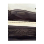 Quilted White Caviar Shopping Bag