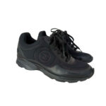 Chanel Leather and Mesh CC Low top Sneakers (Size 37.5)