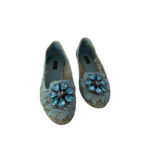 Dolce & Gabbana Lace Crystal Embellished Flats (Size 37.5)
