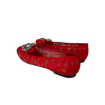 Dolce & Gabbana Lace Crystal Embellished Flats (Size 37.5)